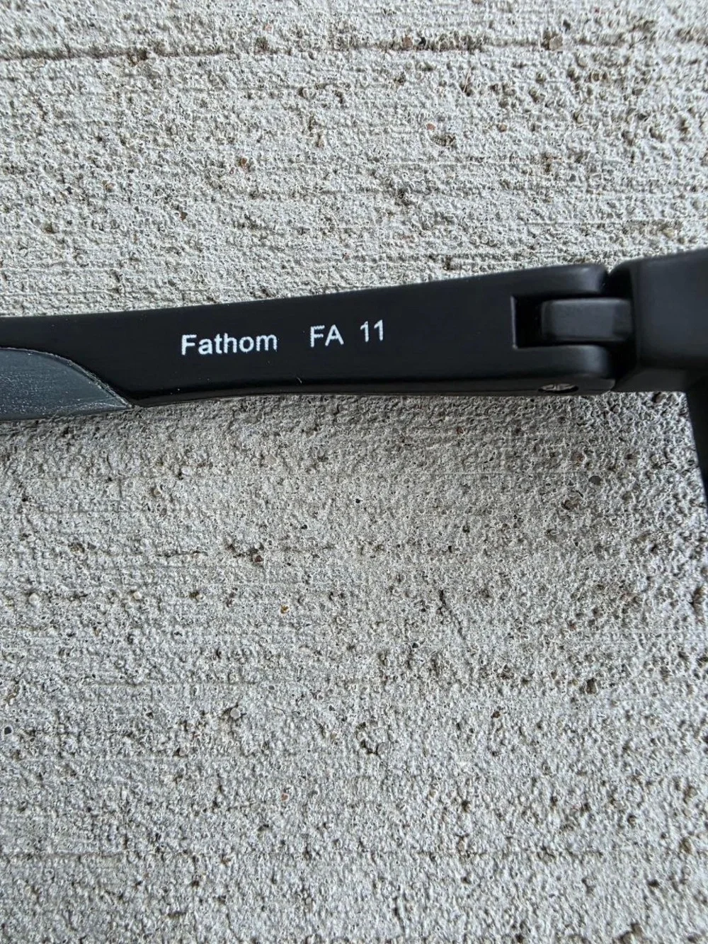 Costa Del Mar Fathom FA11 Blue Mirror Polarized Sunglasses Black w/ Cork Case